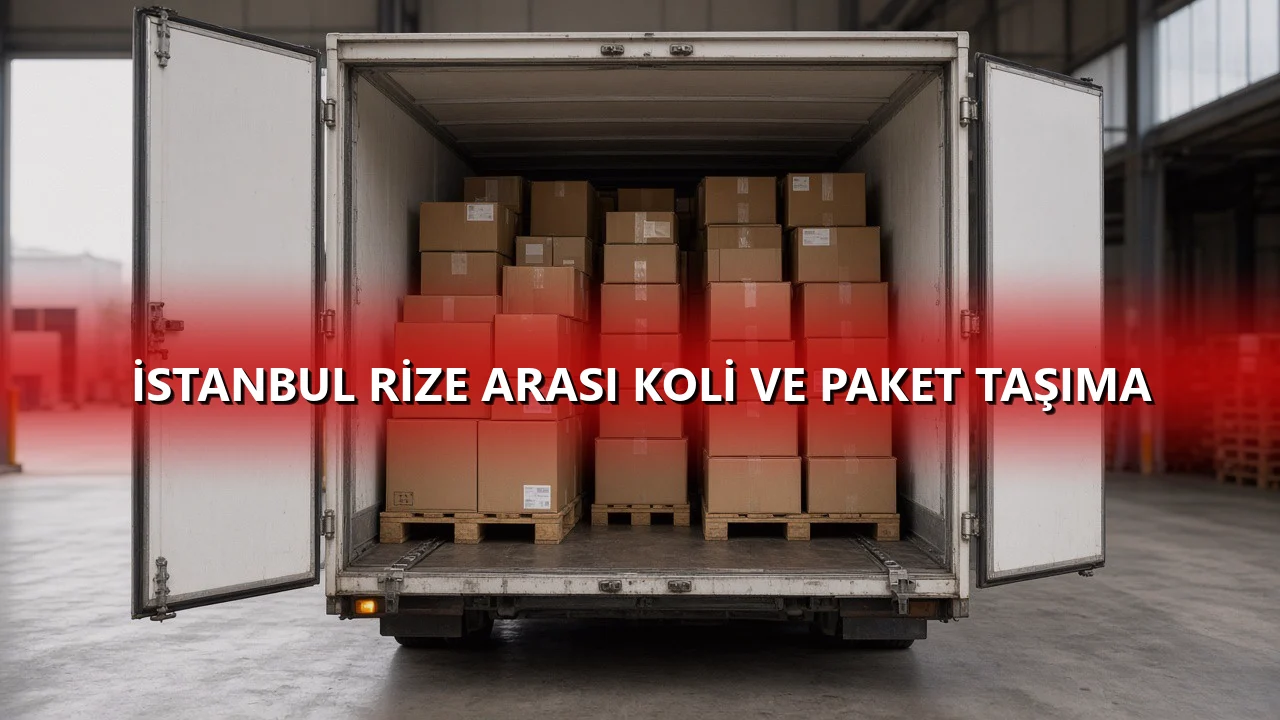 İstanbul Rize Arası Koli ve Paket Taşıma