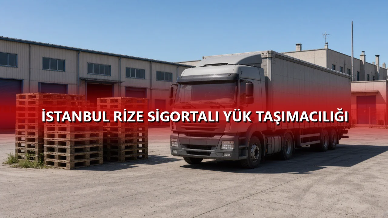 İstanbul Rize Sigortalı Yük Taşımacılığı